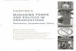 CHAPTER 5 MANAGING POWER AND POLITICS IN  · PDF fileCHAPTER 5 MANAGING POWER AND POLITICS IN ORGANIZATIONS Resistance, Empowerment, Ethics Objectives and learning outcomes