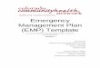 Emergency Management Plan (EMP)  · PDF fileThe Emergency Management Plan (EMP) Template has been developed as a guide for ... Alert, Warning and Notification