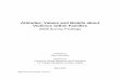 Attitudes, Values and Beliefs about Violence within · PDF fileAttitudes, Values and Beliefs about Violence ... between the belief that it is ... or changed their own beliefs about