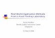 Real World-Application Methods From a Food Testing  · PDF fileLC-MS/MS in Routine Analysis Laboratories equipped with LC-MS/MS (Triple Quadrupole)