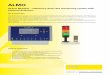 ALarm MOnitor – stationary dose rate monitoring system ... · PDF fileALMO ALarm MOnitor – stationary dose rate monitoring system with external detectors Fields of application