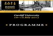 Cardiff University -   · PDF fileprogramme Cardiff University 16 – 19 July 2015 british association for romantic studies 14th international conference ♦