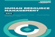 HUMAN RESOURCE MANAGEMENT - cb.hbsp.  · PDF filea talent management strategy that describes how they will source, ... Milo, is focused on ... company’s stock price