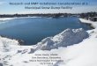Research and BMP Installation Considerations at a ... … · 17.11.2015 · Research and BMP Installation Considerations at a Municipal Snow Dump Facility James Houle, ... •Accessible