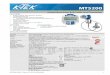 FEATURES OPTIONS ACCESSORIES · PDF fileFEATURES • Graphic Display ... Wiring Standard and Foundation Fieldbus - 2 wire MODBUS - 4 wire plus shield ... 2. TRIANGLE PROBE MINIMUM