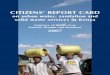 Citizen Report Card in Kenya - · PDF fileii Citizens’ Report Card on Urban Water, Sanitation and Solid Waste ... for the Citizen Report Card ... Water, Sanitation and Solid Waste