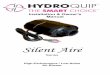 85-0021 Silent Aire Manual HQ Rev.03 - HydroQuip Manuals/BLOWER/Operation-Installation... · BLOWER SIZING: The number of air injectors or holes ... Kinked or not attached air lines,