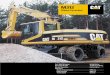 Wheel Excavator - · PDF fileM312 Wheel Excavator Cat® 3054 TA Engine 85 kW/114 hp Operating Weight 13 220 to 14 750 kg Bucket Capacities 0.24 to 0.86 m3 Maximum Reach at Ground Level