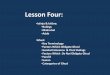 Lesson Four - · PDF file07.04.2012 · Lesson Four: •Istinja & Istibra ... Tayammum: Conditions – Intentions which are valid/invalid for salah 3 Valid for prayer ... Fiqh Author