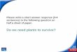 Do we need plants to survive? - HK High - Homemwalston.rsd17.org/uploads/5/7/5/2/57520997/cp_photosynthesis_ppt... · End Show Slide 1 of 20 Please write a short answer response (3-4