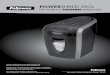 POWERSHRED 59Cb - Fellowesassets.fellowes.com/manuals/59Cb_Manual_3L_2011.pdf · In case of emergency, ... • Avoid touching exposed cutting blades under shredder head. ... Inc