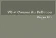 12.1 What Causes Air Pollution - mslianne.weebly.commslianne.weebly.com/.../chapter_12.1_what_causes_air_pollution.pdf · Chapter 12.1 AIR POLLUTION – when harmful substances in
