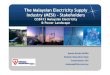 The Malaysian Electricity Supply Industry (MESI) · PDF fileThe Malaysian Electricity Supply Industry (MESI) –Stakeholders CISB413 Malaysian Electricity & Power Landscape Aznan Ezraie
