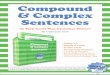 Compound & Complex Sentences - Literacy Lessonliteracyplans.weebly.com/.../3/...complex_sentences_task_cards-8th.pdf · Compound & Complex Sentences: ... to join two simple independent