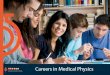 Careers in Medical Physics - School of Physics and ... · PDF fileMedical Physics is a branch of applied physics which employs physical concepts for the prevention, diagnosis and treatment