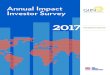 2017 Annual Impact Investor Survey - The GIIN · PDF fileANNU IA IV V 1234 III Letter from the CEO Dear reader, Each year the results of our Annual Impact Investor Survey are eagerly