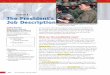 SECTION The President’s Job Description - Pearson · PDF file314 The President’s Job Description ... The six presidential roles you just read about are written in the ... radio