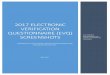 2017 eLECTRONIC VERIFICATION QUESTIONNAIRE · PDF file2017 electronic verification questionnaire (evq) screenshots . screenshots of the electronic verification questionnaire and explaination