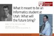 What it meant to be an Informatics student at Utah: What ...medicine.utah.edu/dbmi/documents/50th/presentation_sittig.pdf · What it meant to be an Informatics student at Utah: What