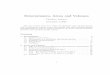 Determinants, Areas and Volumestv/Teaching/Determinants/determinan… · Determinants, Areas and Volumes Theodore Voronov December 4, 2005 The aim of these notes is to relate the