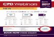 CPD Webinars 2017 - The Solicitors · PDF fileBOOK NOW 01332 226601 CPD Webinars Visit: thesolicitorsgroup.com BOOKING FORM ON PAGE 15 & 16 CPD TOPICS AVAILABLE: Civil Litigation