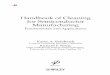 Handbook of Cleaning for Semiconductor Manufacturingdownload.e-bookshelf.de/download/0000/5904/48/L-G-0000590448... · Handbook of Cleaning for Semiconductor Manufacturing ... Handbook