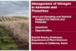 Management of Nitrogen in Almonds andin Almonds and Pistachios · PDF fileManagement of Nitrogen in Almonds andin Almonds and Pistachios New Leaf Sampling and Nutrient Budgets forBudgets