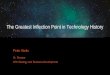 The Greatest Inflection Point in Technology History - · PDF file1 The Greatest Inflection Point in Technology History Peter Wells Sr. Director WW Strategy and Business Development