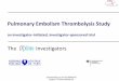 Pulmonary Embolism Thrombolysis Studyclinicaltrialresults.org/Slides/ACC 2013/Konstantinides_PEITHO_ACC... · Pulmonary Embolism Thrombolysis Study an investigator-initiated, investigator-sponsored