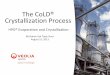 The CoLD® Crystallization Process - Crystallization Drying Solids . ... Under vacuum, the boiling point is lower and a solid phase can form at a lower concentration Phase Diagram