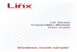 LR Series Transmitter Module Data Guide - Linx … not make any physical or electrical modifications to any Linx product. This will void the warranty and regulatory and UL certifications