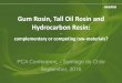 Gum Rosin, Tall Oil Rosin and Hydrocarbon Resinc.ymcdn.com/.../2016_ic_-_santiago/2016_IC_Santiago-_Presentation… · Gum Rosin, Tall Oil Rosin and Hydrocarbon Resin:-complementary