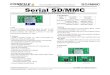 Serial SD/MMC Card Module User Manual CUBLOC ...comfiletech.com/content/cubloc/SD_UserManual.pdf20 TXD TTL Output pin for 5V(SD/MMC-COM5) or 3V(SD/MMC-COM3) level 5~10 reserved Reserved
