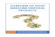 OVERVIEW OF EIGHT MEDICINE DISPOSAL … of Eight Medicine Disposal Products. April 21, 2017 Page 2 of 48 Executive Summary Secure disposal of leftover and expired 