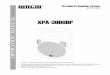 XPA-3000DP OM - Ahuja  · PDF fileTitle: XPA-3000DP_OM Author: SRD_GRAPHICS Created Date: 9/18/2015 11:30:35 AM