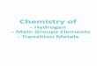 General trends in main group elements - … trends in main group elements: Physical properties: ... (Ra). - Alkaline earth metals have only two electrons in their outermost electron