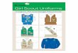Girl Scout Uniforms - Girl Scouts - Official Web · PDF fileGirl Scout Uniforms Insignia, Pin and Badge Placement 3 2 OMISEMY MYAITH fall MY PROMISE MY FAITH MY MY fall It ’s Yo