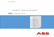 Outdoor dual IR detector - ABB · PDF fileThe outdoor dual IR detector enables to control ... coverage provided by the lower IR sensor. Detection ... The detector will transmit its
