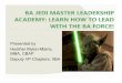 Presented by Heather Mylan-Mains, MBA, CBAP Deputy VP ... · PDF fileStart small with one relationship ... BA Jedi Mind tricks are really just Networking and Relationship Skills