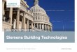 Answers for the Federal Government - Intelligent …w3.usa.siemens.com/buildingtechnologies/us/en/events/...• Access to our robust portfolio of products, systems, and services •