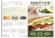 KIDS - Native Foods Cafe · PDF fileKIDS For children 10 and under. ... Chicken Run Ranch Crispy, battered Native Chicken, ranch dressing, romaine, red onions and carrots, served on