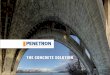 THE CONCRETE SOLUTION - Penetron · PDF fileDamage from concrete scaling Self-healing. The PENETRON system provides concrete with the capacity to self-heal micro-cracks up to 0.4 mm