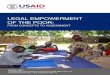 LEGAL EMPOWERMENT OF THE POOR - U.S. Agency … and business formalization for legal empowerment of the poor: strategic overview paper 1 legal empowerment of the poor: ... and jon