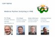 Python Scripting in FME - Safe Softwarecdn.safe.com/resources/webinar-data/conterra-python-webinar-slides.… · Webinar Python Scripting in FME Ken Bragg European Services Manager
