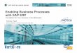 OBTECH Enabling Business Processes with SAP ERP · PDF fileTest Catalog for Master Data Fast Installation – little Flexibility (New Customers, empty Systems) ... • SAP GRC Access