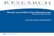 Small and Mid-Cap Resources · PDF fileIIR was established in 2004 under Aegis Equities Research Group of companies to provide investment research to a select group of retail and wholesale