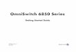 OmniSwitch 6850 Series - Voice Communications Inc. 6850... · Alcatel-Lucent ® and the Alcatel ... OmniSwitch 6850 Series switches have the following environ-mental and airflow requirements: