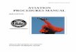 AVIATION PROCEDURES MANUAL - US Forest Service · PDF file · 2014-02-052008 ODF Aviation Procedures Manual 1 AVIATION ... AVIATION RISK MANAGEMENT ASSESSMENT CHECKLIST ... Point