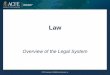 Overview of the Legal System - Association of Certified ... · PDF fileOverview of the Legal System ... © 2016 Association of Certified Fraud Examiners, Inc. 8 of 27 The Court System