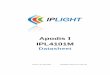 Apodis IPL4101M Datasheet Version 1 - IP Light ports support OTU2, OTU2e/1e, and OTU2f/1f signals Two configurable network ports support serial (XFI or SFP+) and XBI2 (two or four